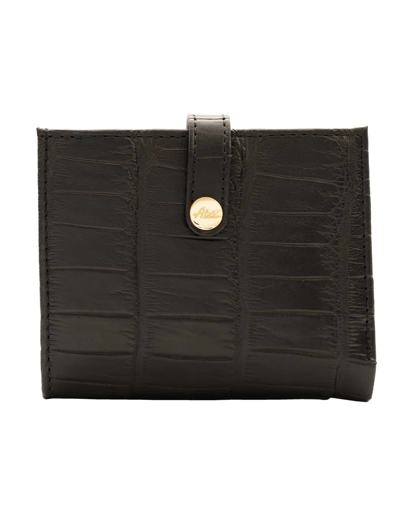 Mini Wallet in Matte Alligator — Abas